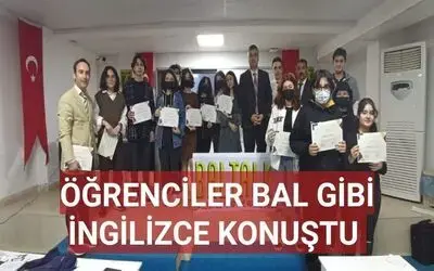 Öğrenciler Bal Gibi İngilizce Konuştu