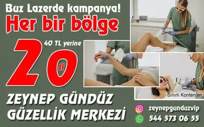 Zeynep Gündüz’den Bölgesel Buz Lazerde Kampanya!