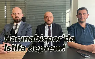 Hacınabispor’da İstifa Depremi!
