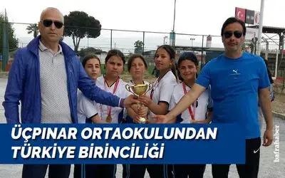 Üçpınar Ortaokulu Türkiye Birincisi Oldu!