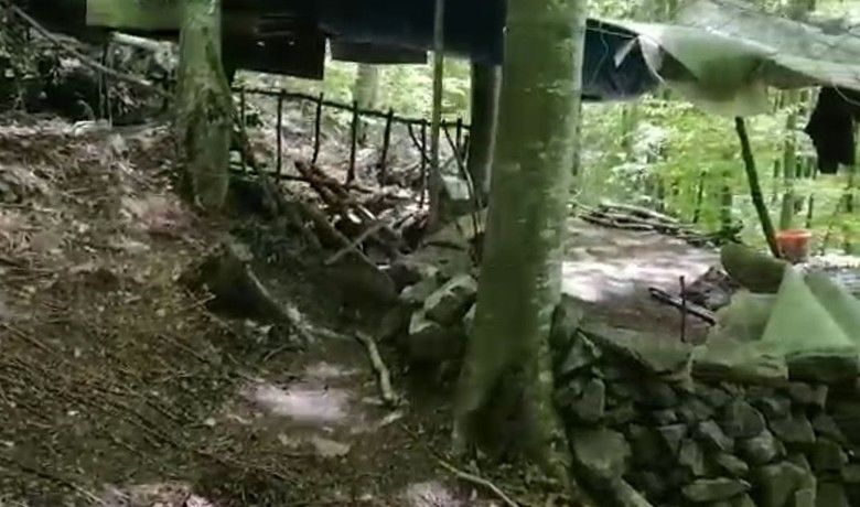 Ormanlık alanda kaçak kazıyapan şahıs jandarmaya yakalandı - Samsun’da ormanlık alanda kaçak olarak define arayan şahıs, jandarma tarafından gözaltına alındı.