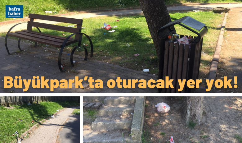 Büyükpark’ta Oturacak Yer Yok!