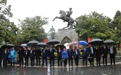 Samsun’da 19 Mayıs kutlamaları yağmur altında başladı

