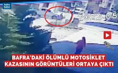 Bafra'daki ölümlü kazanın görüntüleri ortaya çıktı