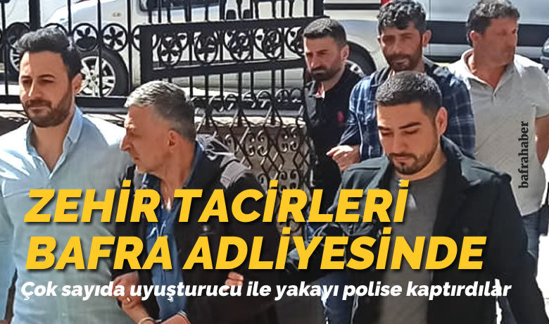 Çok miktarda uyuşturucu ileyakalanan 2 kişi adliyede