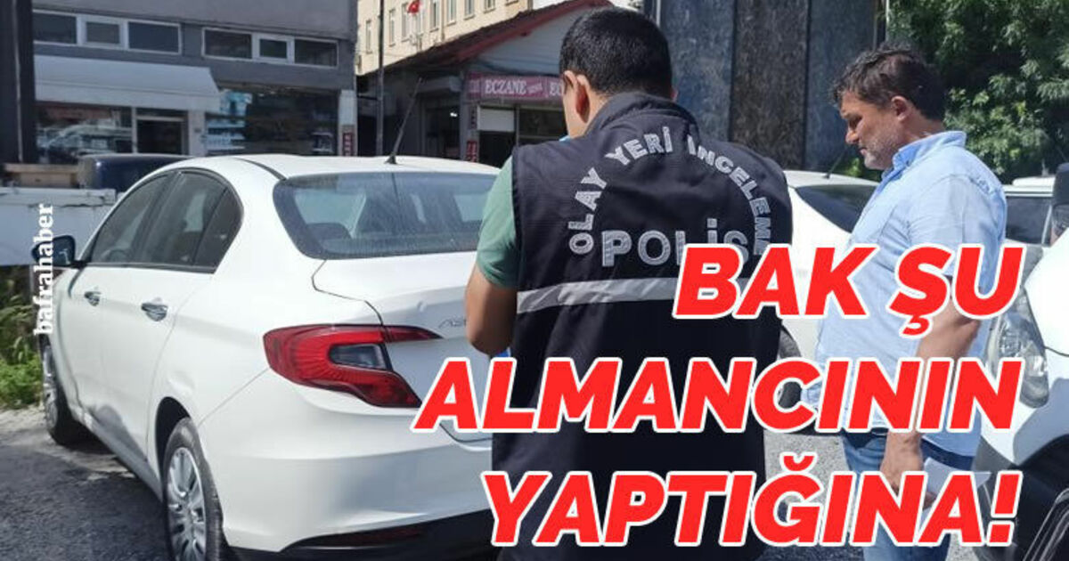 Bak şu Almancının yaptığına