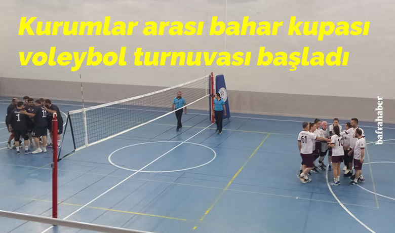 Kurumlar Arası BaharKupası Voleybol Turnuvası Başladı