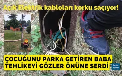 Açık Elektrik Kabloları Korku Saçıyor!