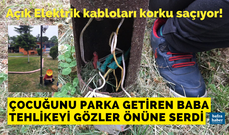 Açık Elektrik Kabloları Korku Saçıyor!