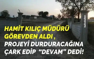 Hamit Kılıç, Lengerli’deki Tesis İçin Müdürü Görevden Aldı Sonra…
