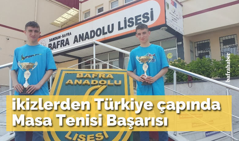 Bal’lı İkizlerden Türkiye Çapında Masa Tenisi Başarısı