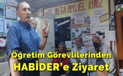 Öğretim Görevlilerinden Habider’e Ziyaret