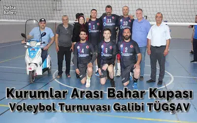 Kurumlar Arası Bahar Kupası Voleybol Turnuvası Galibi Tügşav