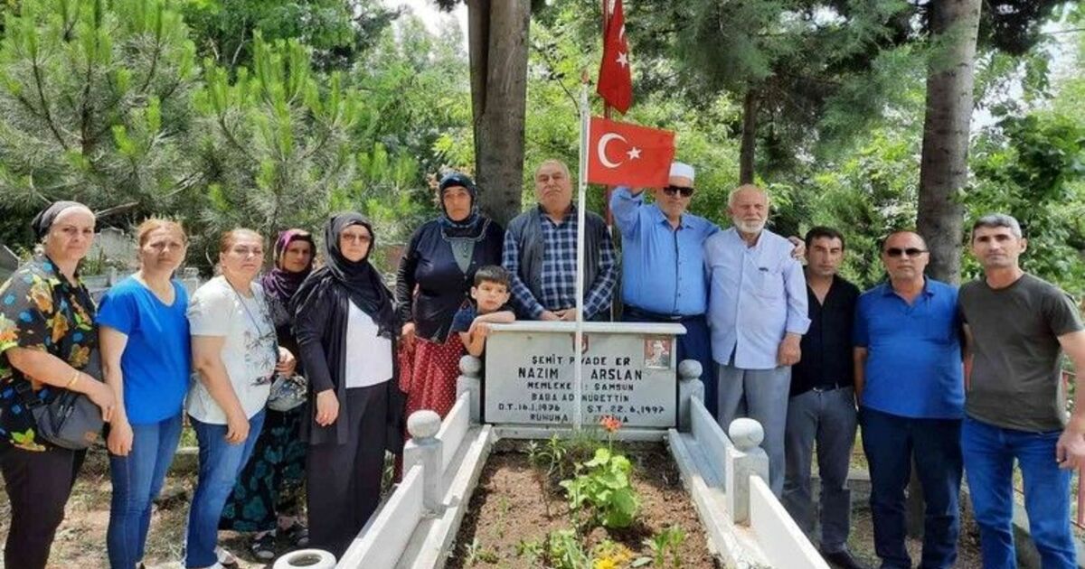 Şehit Piyade Er Nazım Arslan kabri başında anıldı