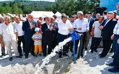 60 yıllık su sorunu çözüldü
