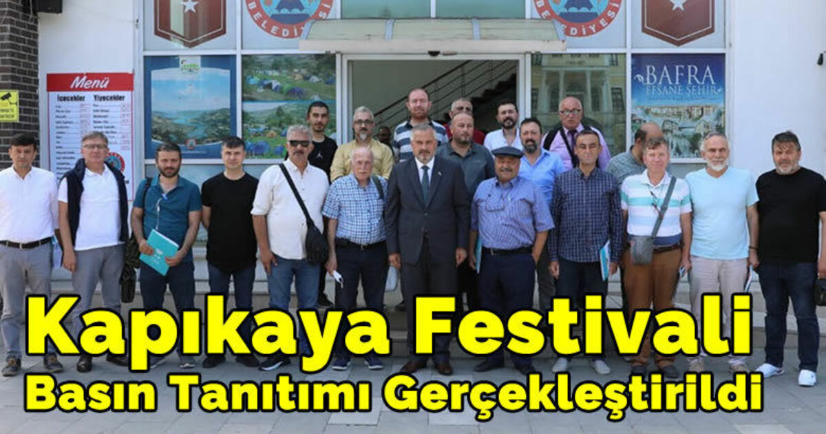Kapıkaya Festivali için basın tanıtımı gerçekleştirildi