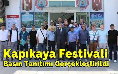 Kapıkaya Festivali için basın tanıtımı gerçekleştirildi
