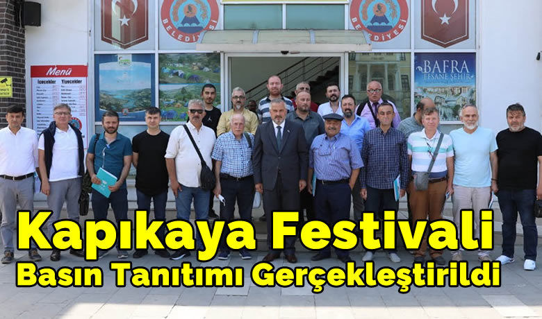 Kapıkaya Festivali içinbasın tanıtımı gerçekleştirildi