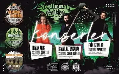 Çarşamba’da “Yeşilırmak Şenlikleri” başlıyor
