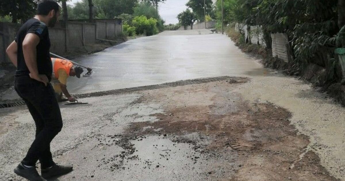 Aktekke’de beton yol sevinci

