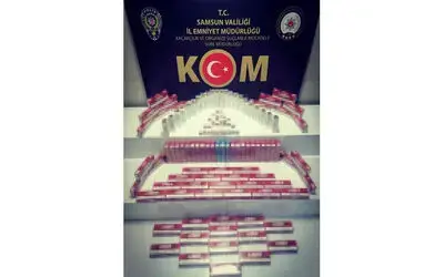 Samsun’da 940 paket kaçak sigara ele geçirildi
