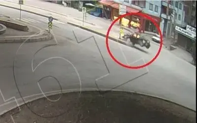 Samsun’da kazalar KGYS kameralarında
