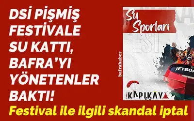 Kapıkaya Festivali İle İlgili Skandal İptal
