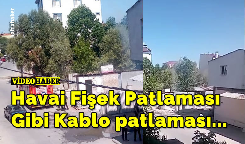Havai Fişek Patlaması Gibi Kablo Patlaması!