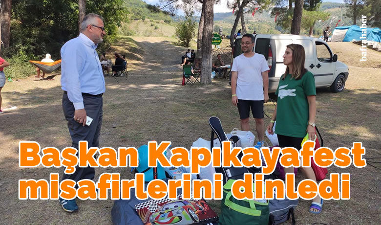 Başkan Kapıkayafest misafirlerini dinledi