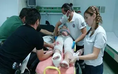 Genç kadın tüfekle kazara kendini vurdu

