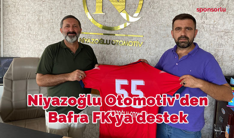 Niyazoğlu Otomotiv'den Bafra Fk'ya Destek
