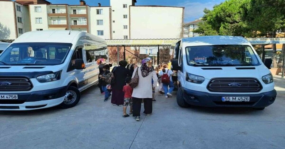 Bafra Belediyesi’nden öğrencilere ücretsiz TEKNOFEST servisi