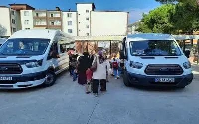 Bafra Belediyesi’nden öğrencilere ücretsiz TEKNOFEST servisi
