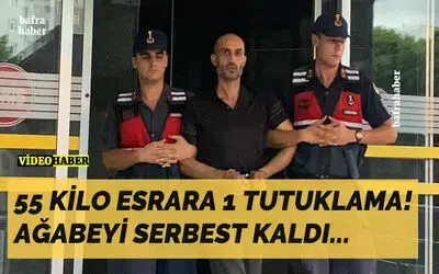 55 Kilo Esrara 1 Tutuklama! Kardeşi Serbest Kaldı