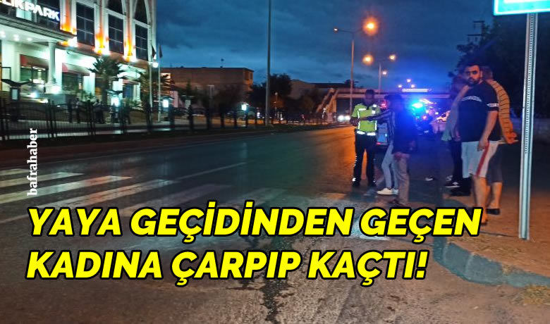 Otomobilin çarptığı yaya yaralandı