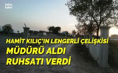 Hamit Kılıç, Lengerli’deki Tesisin Ruhsatını İmzaladı!