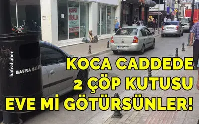 Tekel Caddesi’nde Çöp Kutusu Eksikliği!