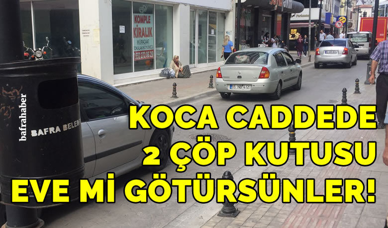 Tekel Caddesi’nde Çöp Kutusu Eksikliği! - Tekel Caddesi’ndeki çöp kutusu eksikliği, kirlilik sorunu oluşturmakta.