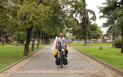 2 bin 655 km pedal çevirerek 23 şehri dolaştı
