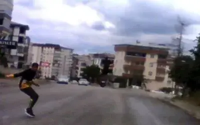 Sürücünün dikkati kazayı önledi
