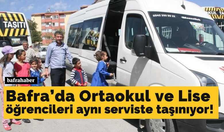 Ortaokul Ve Lise Öğrencileri Aynı Serviste Taşınıyor!