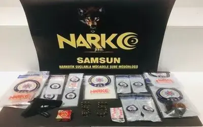 İstanbul’dan Samsun’a uyuşturucu getiren 2 şahıs uygulama noktasında yakalandı
