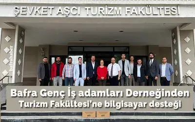 Bafra Giad’dan Turizm Fakültesi’ne Bilgisayar Desteği