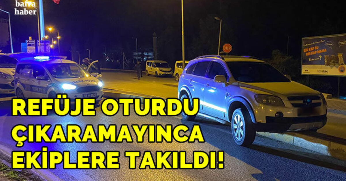 Direksiyon Hakimiyetini Kaybeden Alkolü Sürücü Orta Refüje Çıktı