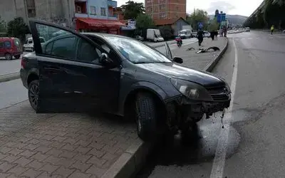 Samsun’da iki otomobil çarpıştı
