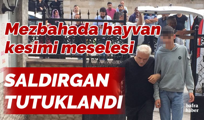Bafra Ticaret Borsası Yönetim KuruluÜyesine silahla saldıran genç tutuklandı