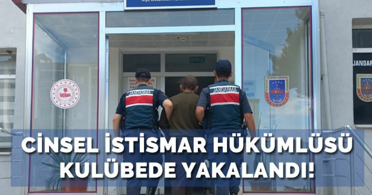 Cinsel istismar hükümlüsü kulübede yakalandı!