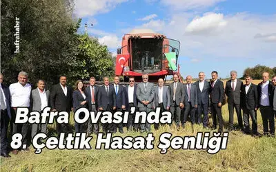 Bafra Ovası’nda 8. Çeltik Hasat Şenliği