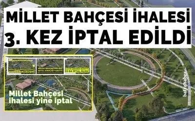Bafra Millet Bahçesi İhalesi 3. Kez İptal Edildi