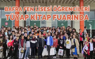 Bafra Fen Lisesi Öğrencileri Kitap Fuarında